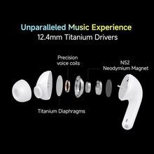 REDMI Buds 5C Earbuds, 40dB Hybrid ANC TWS, 4 Mic, 5 EQ Profiles, 36hrs Playtime Bluetooth Headset  (Bass White, True Wireless)