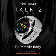 Fire-Boltt Talk 2 Bluetooth Calling Smartwatch with Dual Button, Hands On Voice Assistance, 120 Sports Modes, in Built Mic & Speaker with IP68 Rating (Silver Green)