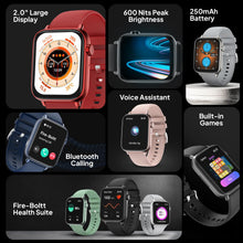 Fire-Boltt Newly Launched Ninja Fit Pro Smartwatch Bluetooth Calling Full Touch 2.0 & 120+ Sports Modes with IP68, Multi UI Screen, Over 100 Cloud Based Watch Faces, Built in Games (Green)